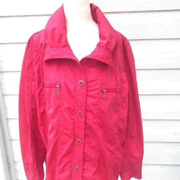 - 👠Tanjay lightweight pink jacket.   Size 16 - Picture 3 of 4